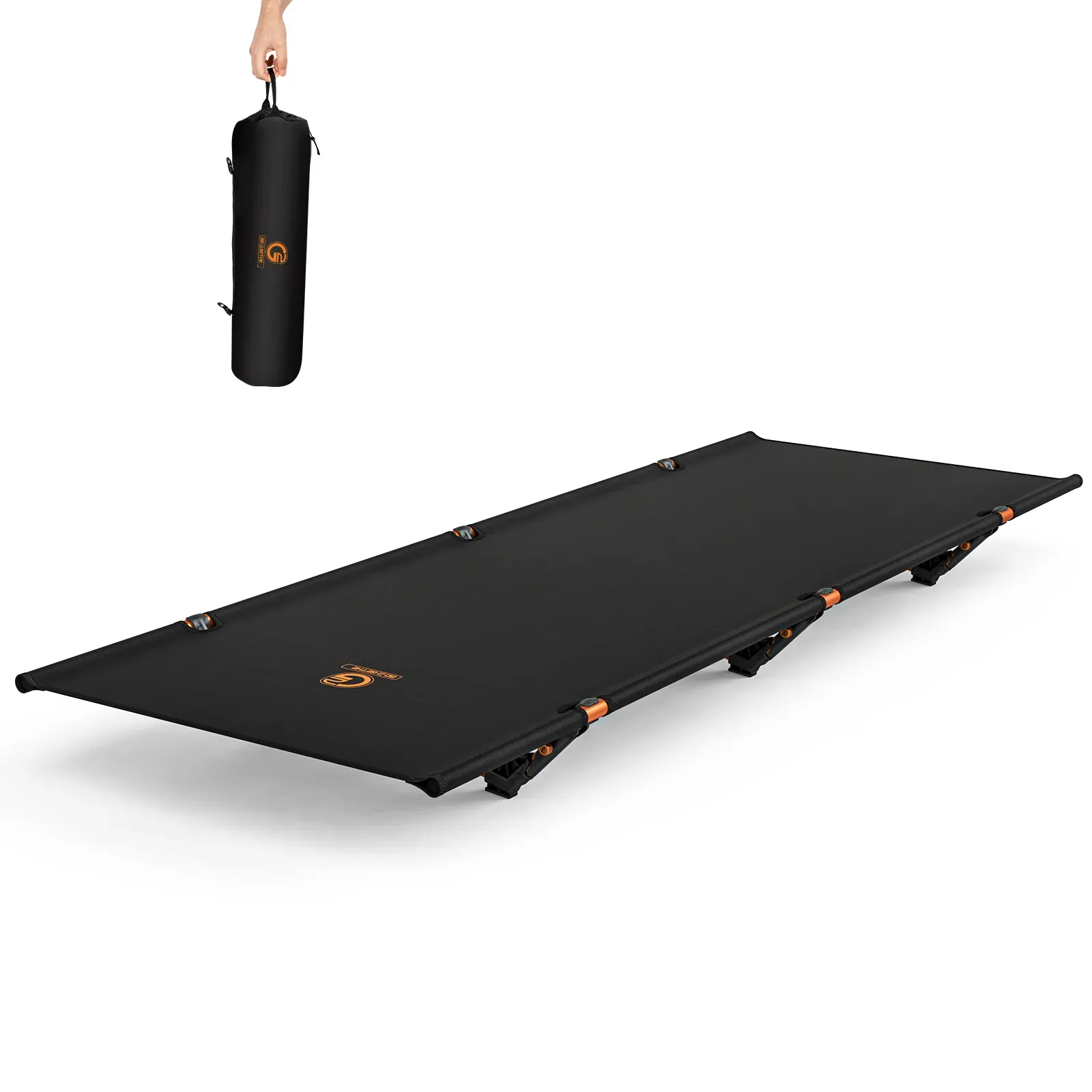 G2 Foldable Camping Cot, Durable Travel Tent Cot, Ultralight for Backpacking, Summer Hiking, Mountaineering,